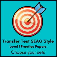 On Target Tuition Logo SEAG Practice Paper Bundle for Level 1