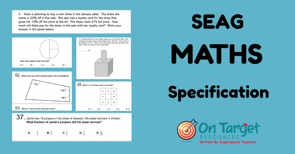 SEAG Maths Exam